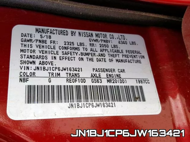JN1BJ1CP6JW163421 фото 2