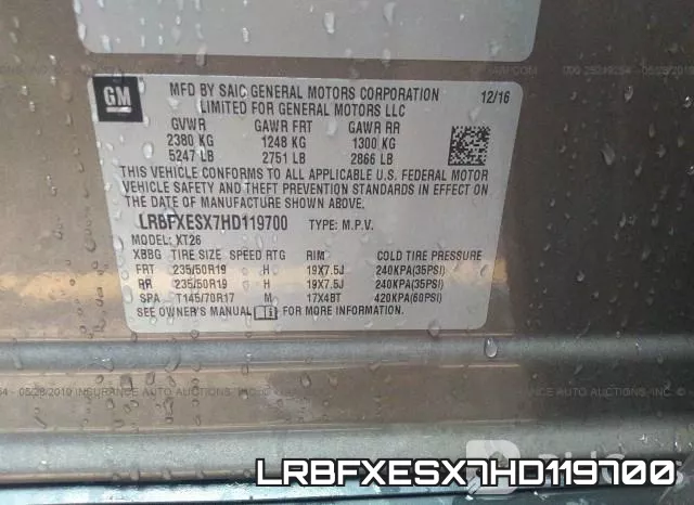 LRBFXESX7HD119700 фото 10