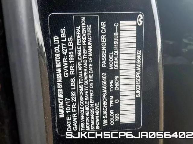 SJKCH5CP6JA056402 фото 2