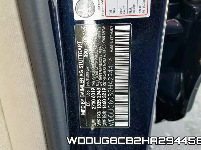 WDDUG8CB2HA294456 фото 2