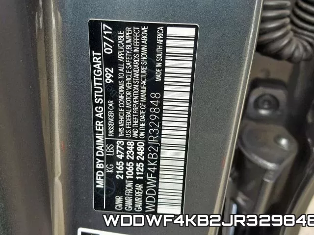 WDDWF4KB2JR329848 фото 2