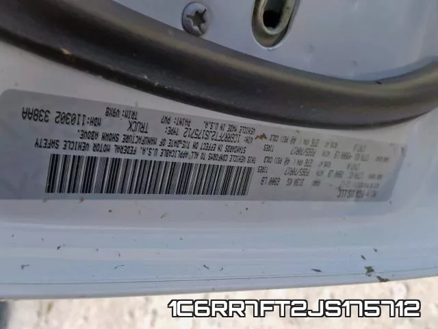 1C6RR7FT2JS175712 фото 2