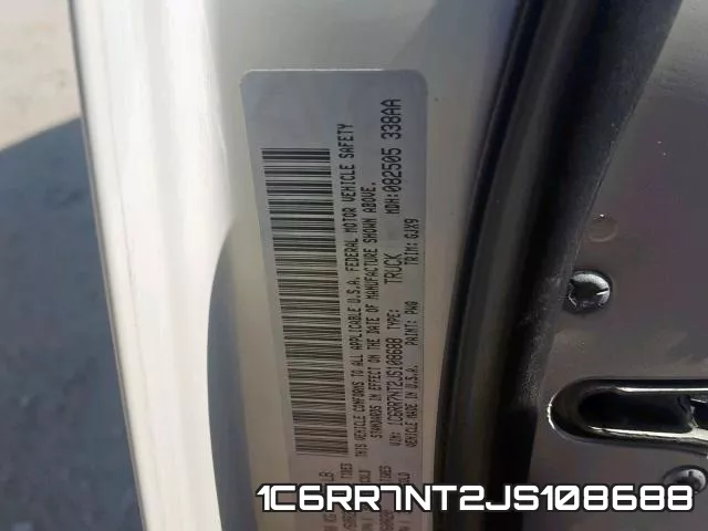1C6RR7NT2JS108688 фото 2