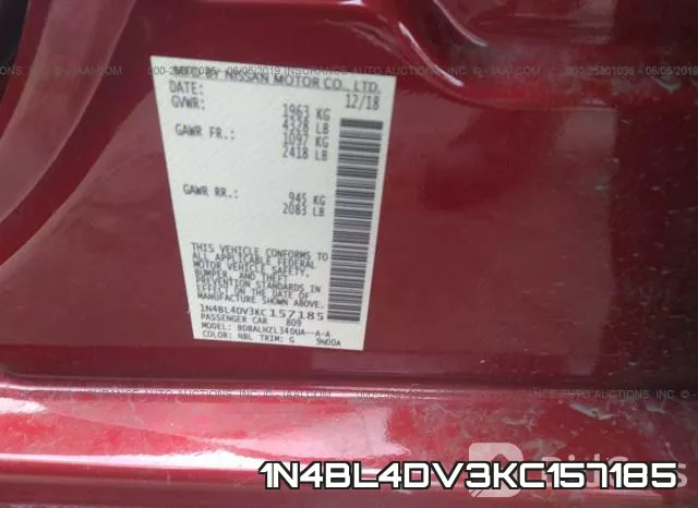 1N4BL4DV3KC157185 фото 10