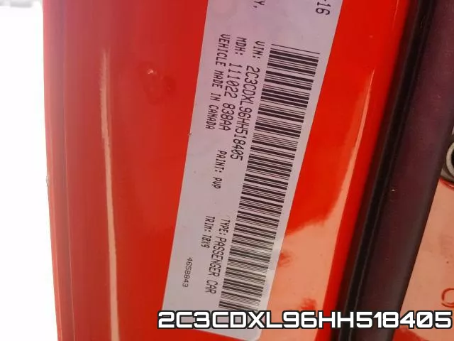 2C3CDXL96HH518405 фото 2