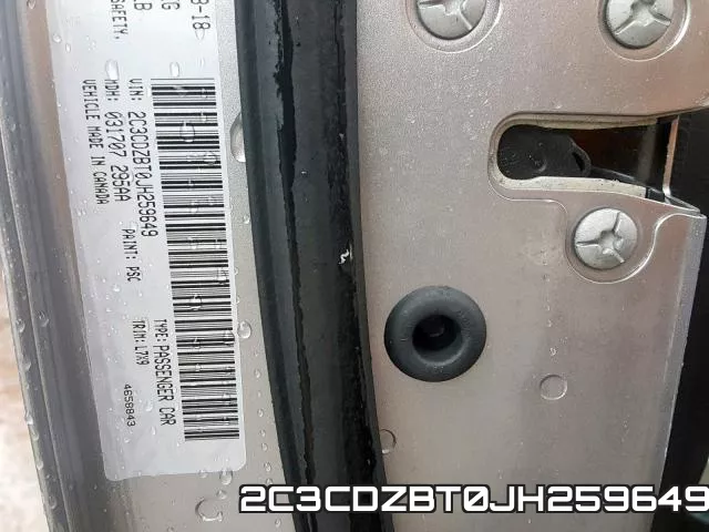 2C3CDZBT0JH259649 фото 2