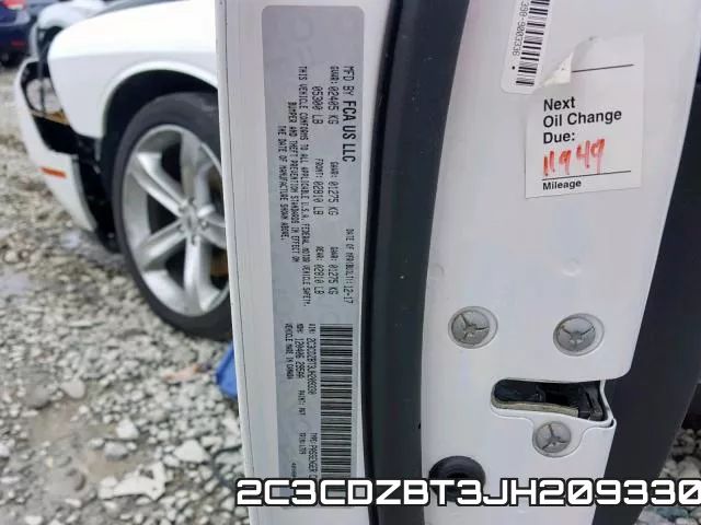 2C3CDZBT3JH209330 фото 2