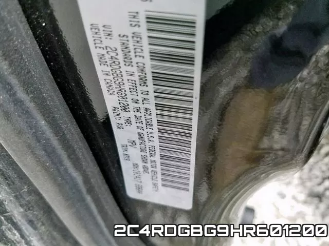 2C4RDGBG9HR601200 фото 2