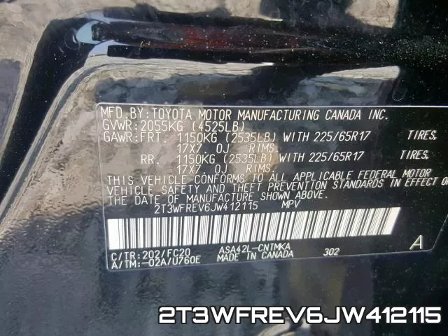 2T3WFREV6JW412115 фото 2