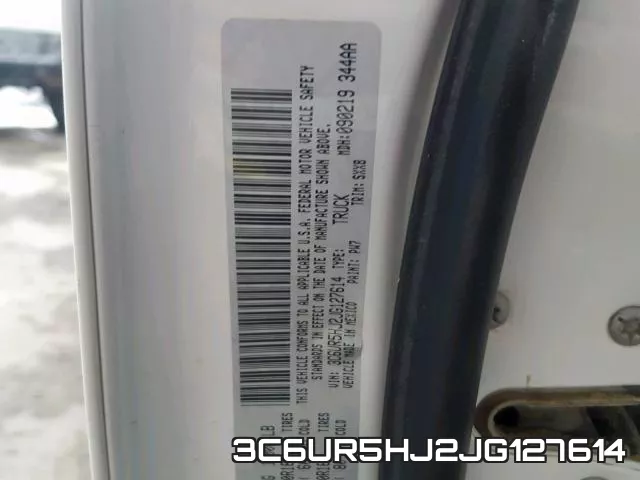 3C6UR5HJ2JG127614 фото 2