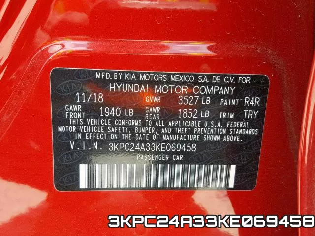 3KPC24A33KE069458 фото 2