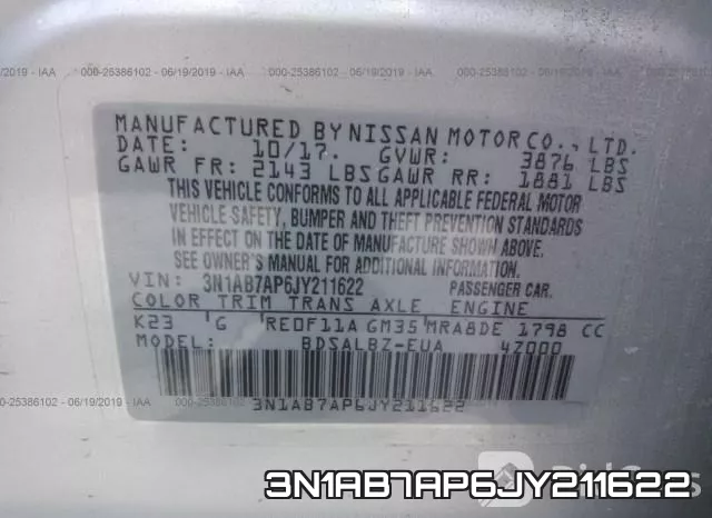 3N1AB7AP6JY211622 фото 10