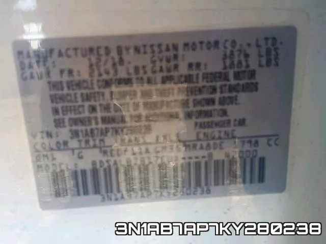 3N1AB7AP7KY280238 фото 2