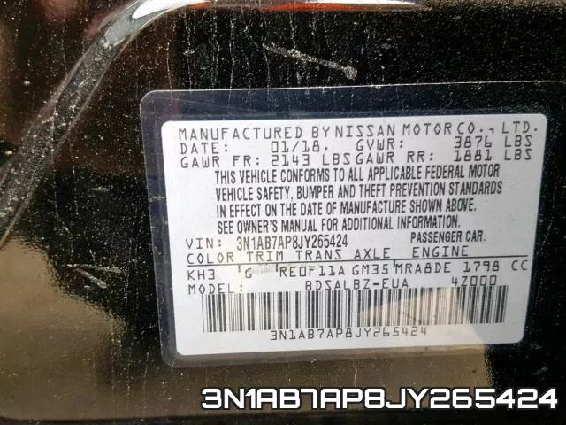 3N1AB7AP8JY265424 фото 2