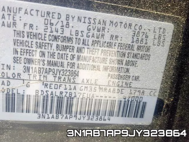 3N1AB7AP9JY323864 фото 2