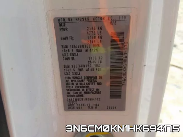 3N6CM0KN1HK694175 фото 2