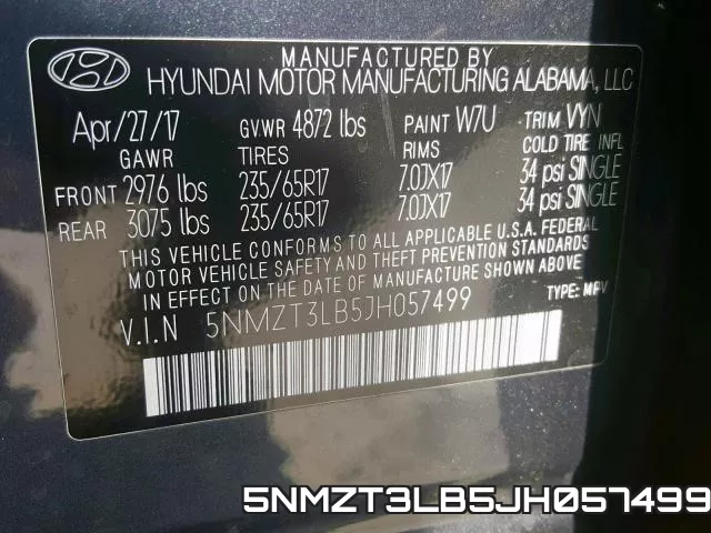 5NMZT3LB5JH057499 фото 2