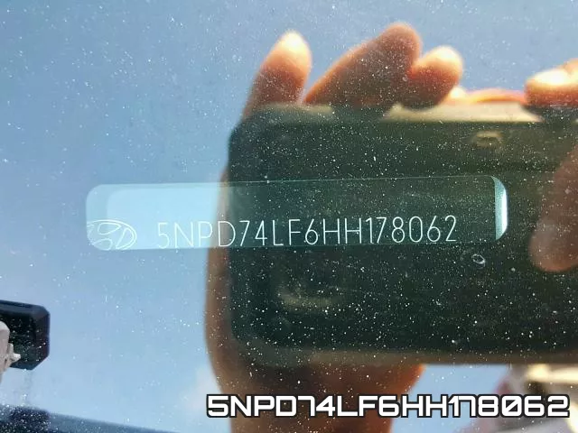 5NPD74LF6HH178062 фото 2