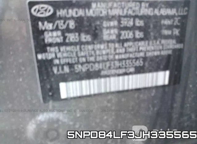 5NPD84LF3JH335565 фото 10