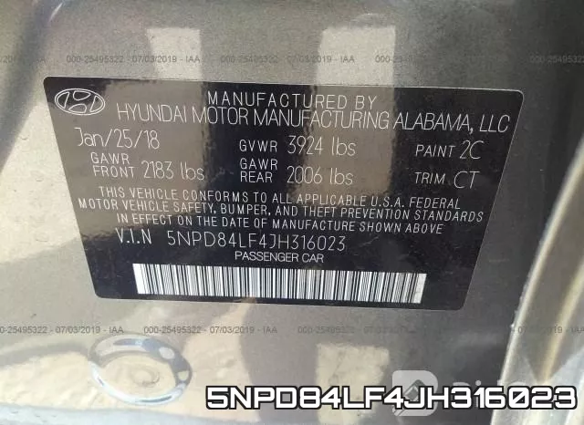 5NPD84LF4JH316023 фото 10