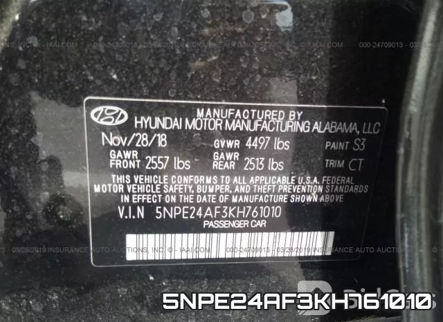 5NPE24AF3KH761010 фото 10