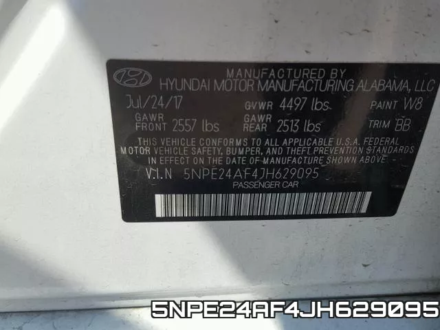 5NPE24AF4JH629095 фото 2