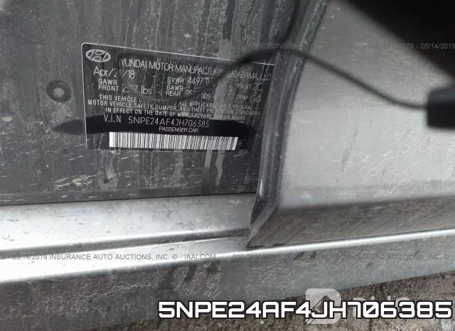 5NPE24AF4JH706385 фото 10