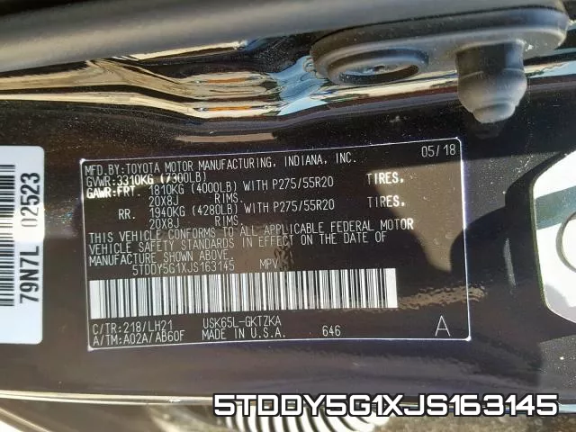 5TDDY5G1XJS163145 фото 2