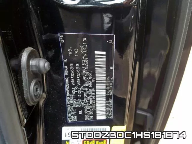 5TDDZ3DC1HS181874 фото 2