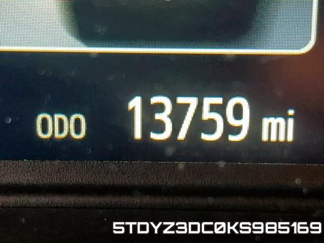 5TDYZ3DC0KS985169 фото 9