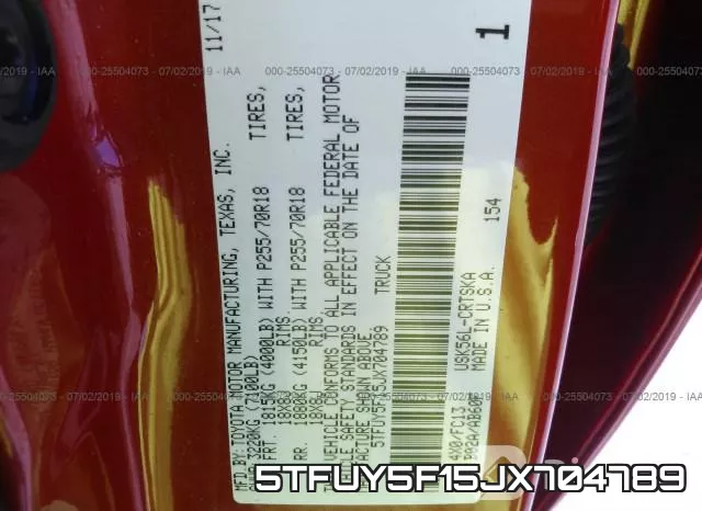 5TFUY5F15JX704789 фото 10