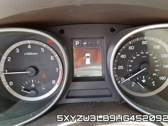 5XYZU3LB9HG452092 фото 9