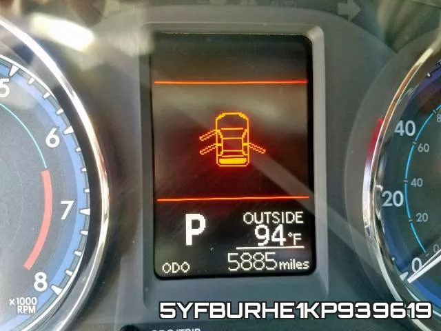 5YFBURHE1KP939619 фото 9