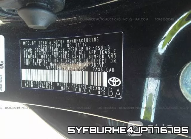5YFBURHE4JP776785 фото 10