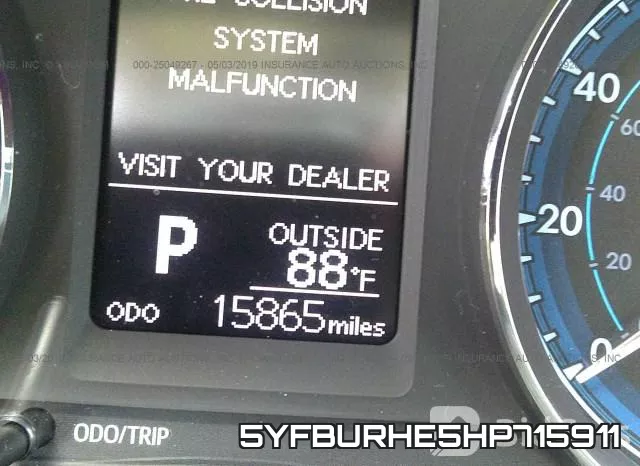 5YFBURHE5HP715911 фото 8