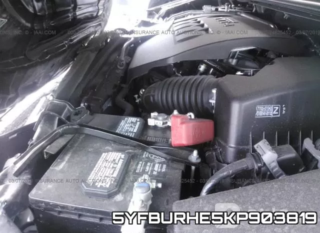 5YFBURHE5KP903819 фото 2