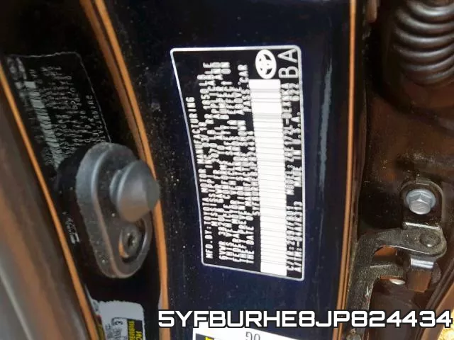 5YFBURHE8JP824434 фото 2
