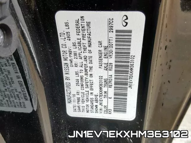 JN1EV7EKXHM363102 фото 2