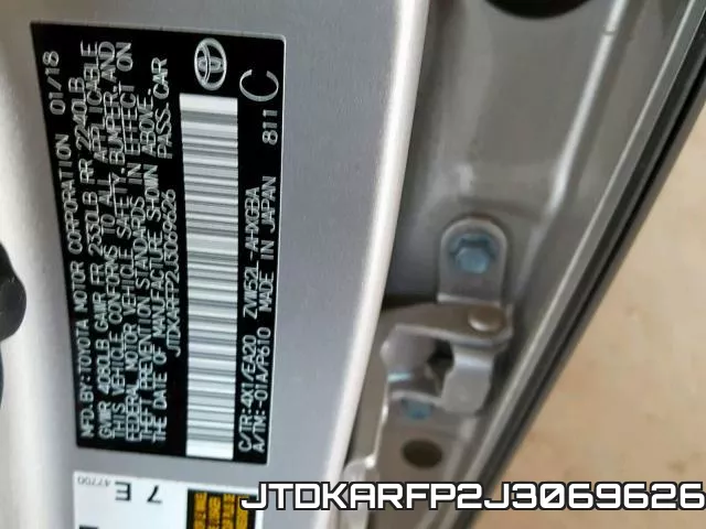 JTDKARFP2J3069626 фото 2