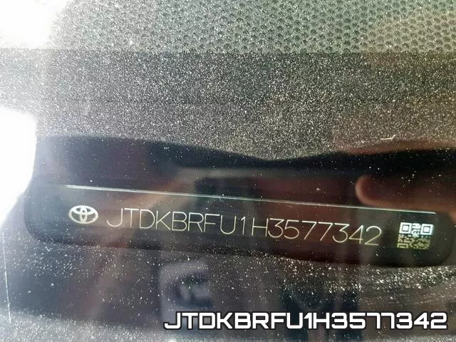 JTDKBRFU1H3577342 фото 2