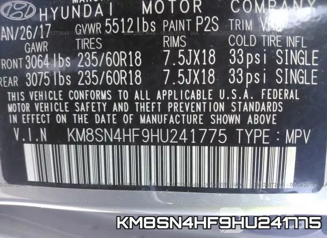 KM8SN4HF9HU241775 фото 10