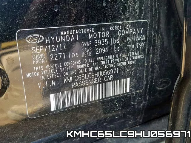 KMHC65LC9HU056971 фото 2