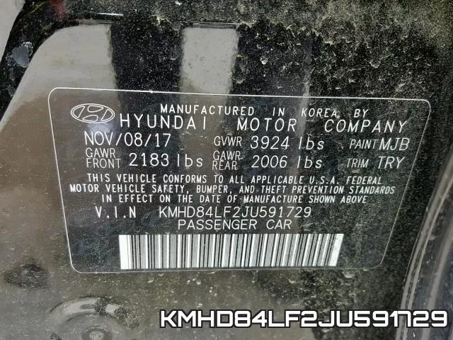 KMHD84LF2JU591729 фото 2