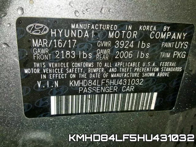 KMHD84LF5HU431032 фото 2