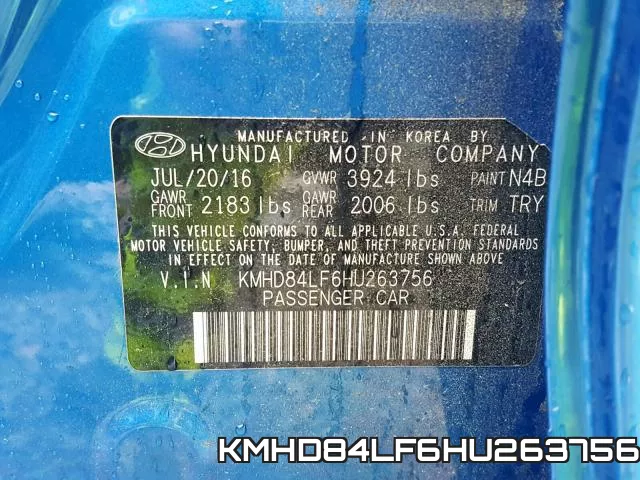 KMHD84LF6HU263756 фото 2