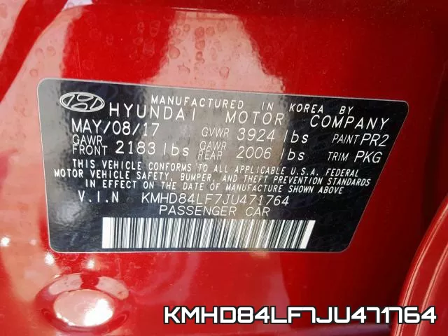 KMHD84LF7JU471764 фото 2