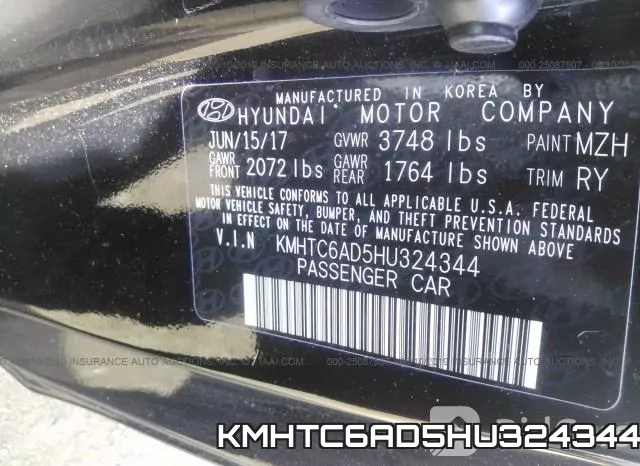 KMHTC6AD5HU324344 фото 10