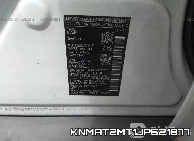 KNMAT2MT1JP521877 фото 10