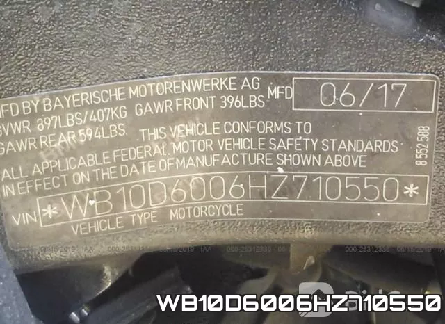 WB10D6006HZ710550 фото 2