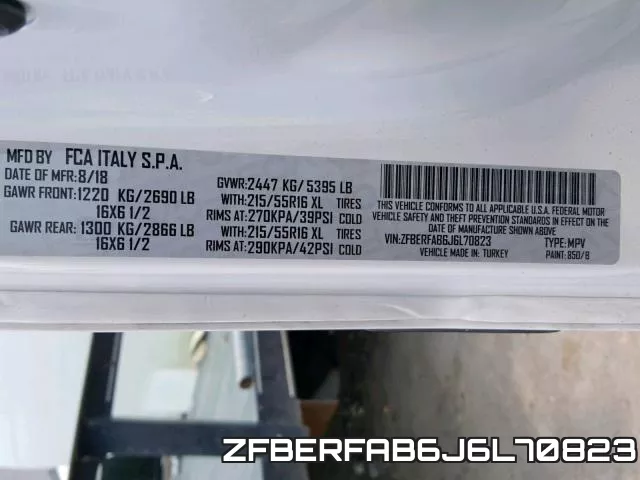 ZFBERFAB6J6L70823 фото 2